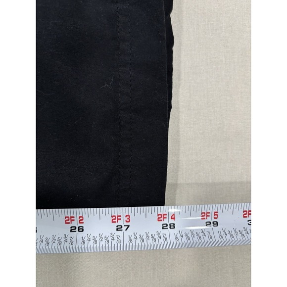 Y2K Black Track Pants Pink Piping Three Hearts Size Small Retro Streetwear - Picture 10 of 10